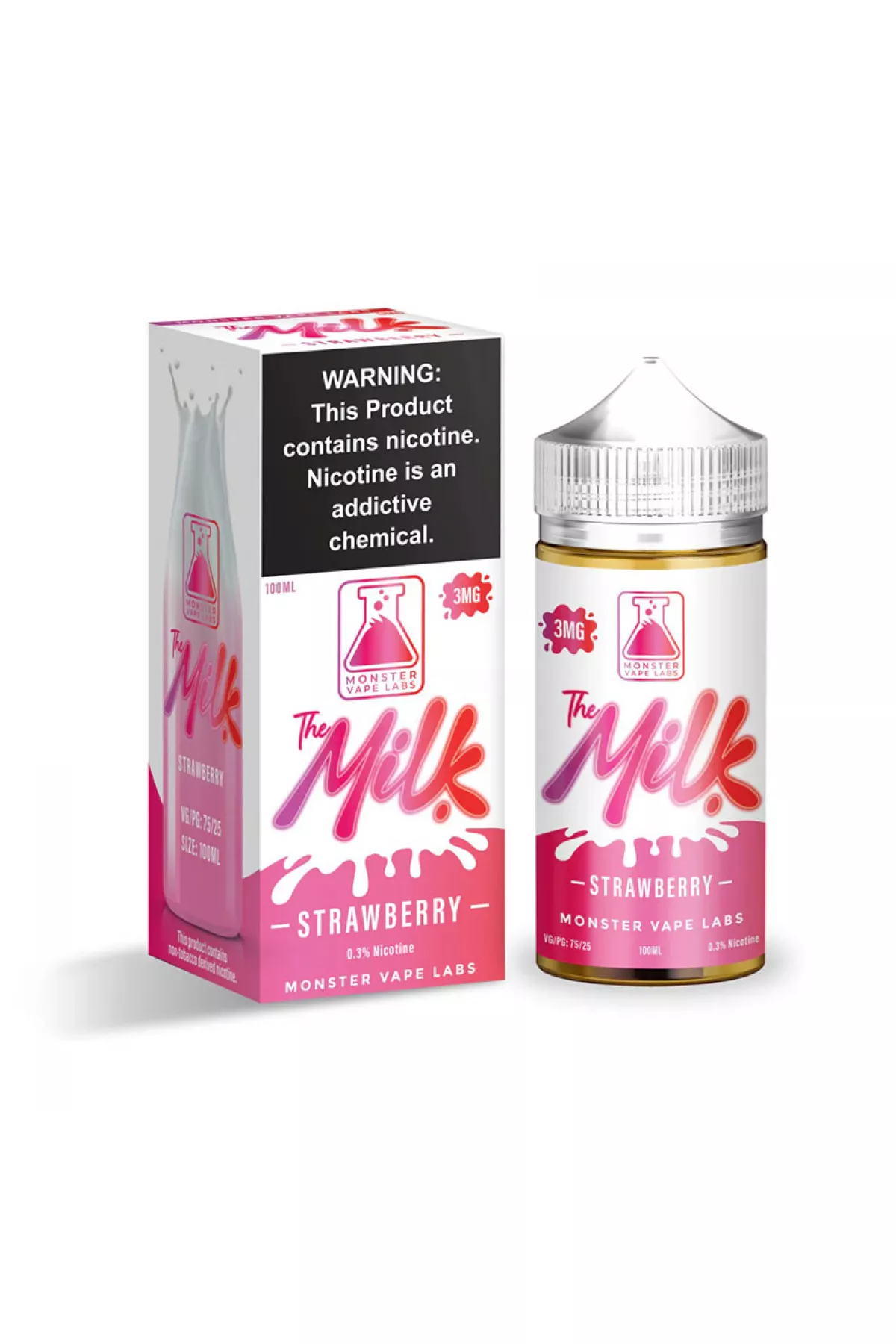 Jam Monster - Strawberry The Milk 100ML (Çilek Süt)