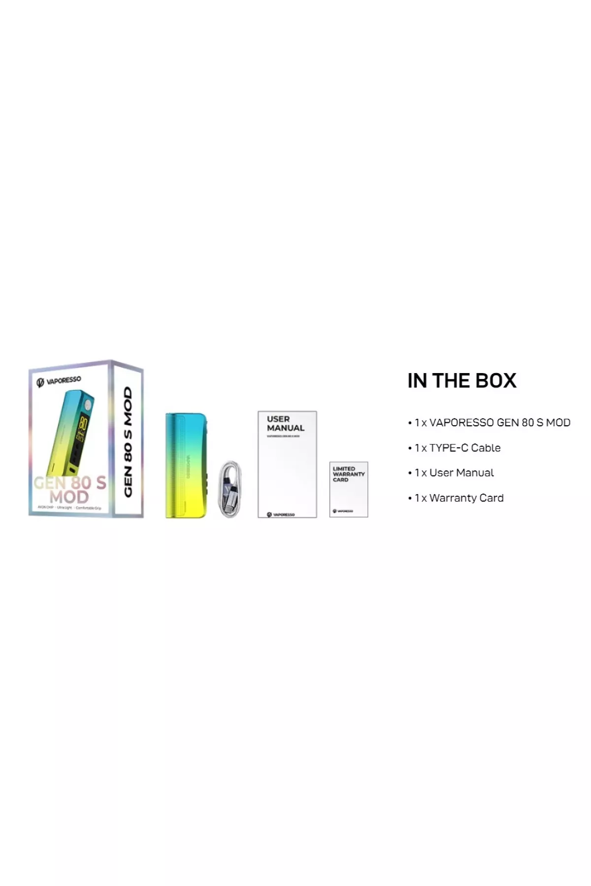 Vaporesso Gen 80 S MOD 80W Vaporesso Gen 80 S MOD 80W