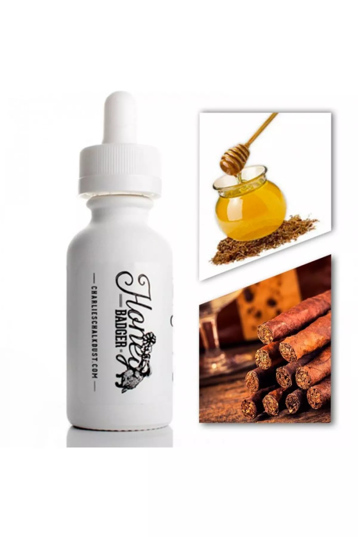 Charlie's Chalk Dust - Honey Badger Premium Elektronik Sigara Likiti (30 ML) Charlie's Chalk Dust - Honey Badger Premium Elektronik Sigara Likiti (30 ML)