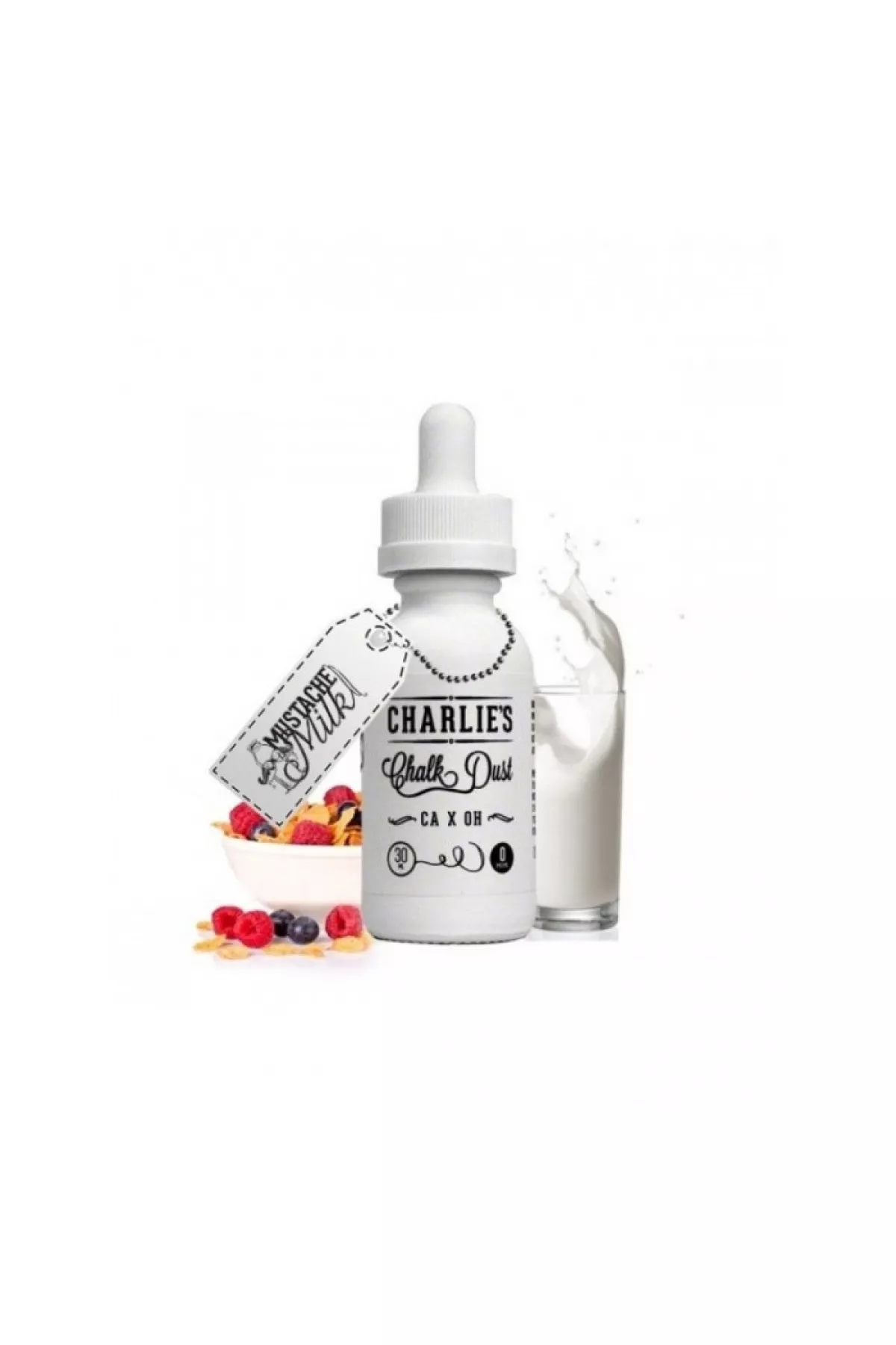 Charlie's Chalk Dust - Mustache Milk Premium Elektronik Sigara Likiti (30 ML) Charlie's Chalk Dust - Mustache Milk Premium Elektronik Sigara Likiti (30 ML)
