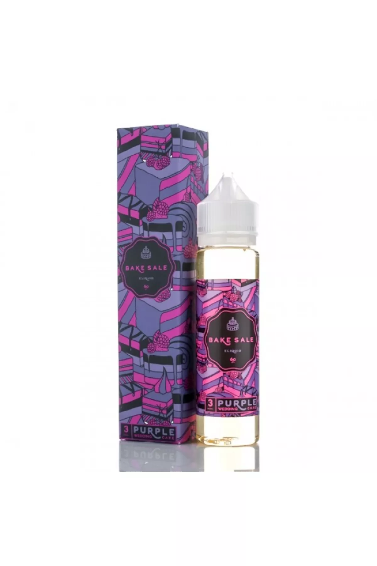 Charlie's Chalk Dust - Bake Sale - Purple Wedding Cake - Premium Elektronik Sigara Likiti (60 ML)