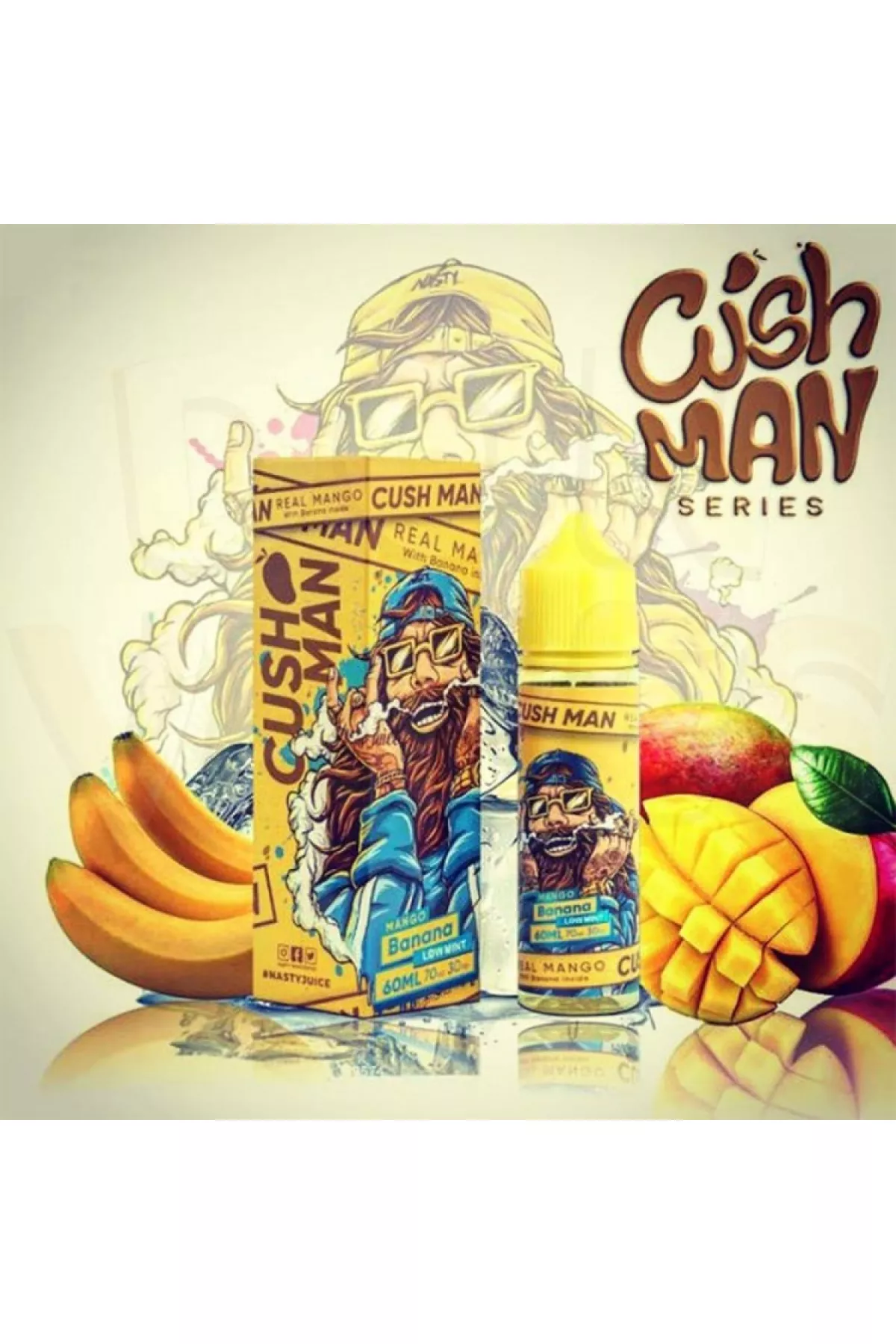 Nasty Juice "Cushman Series" - Mango Banana Premium Likit (60ML) Nasty Juice "Cushman Series" - Mango Banana Premium Likit (60ML)