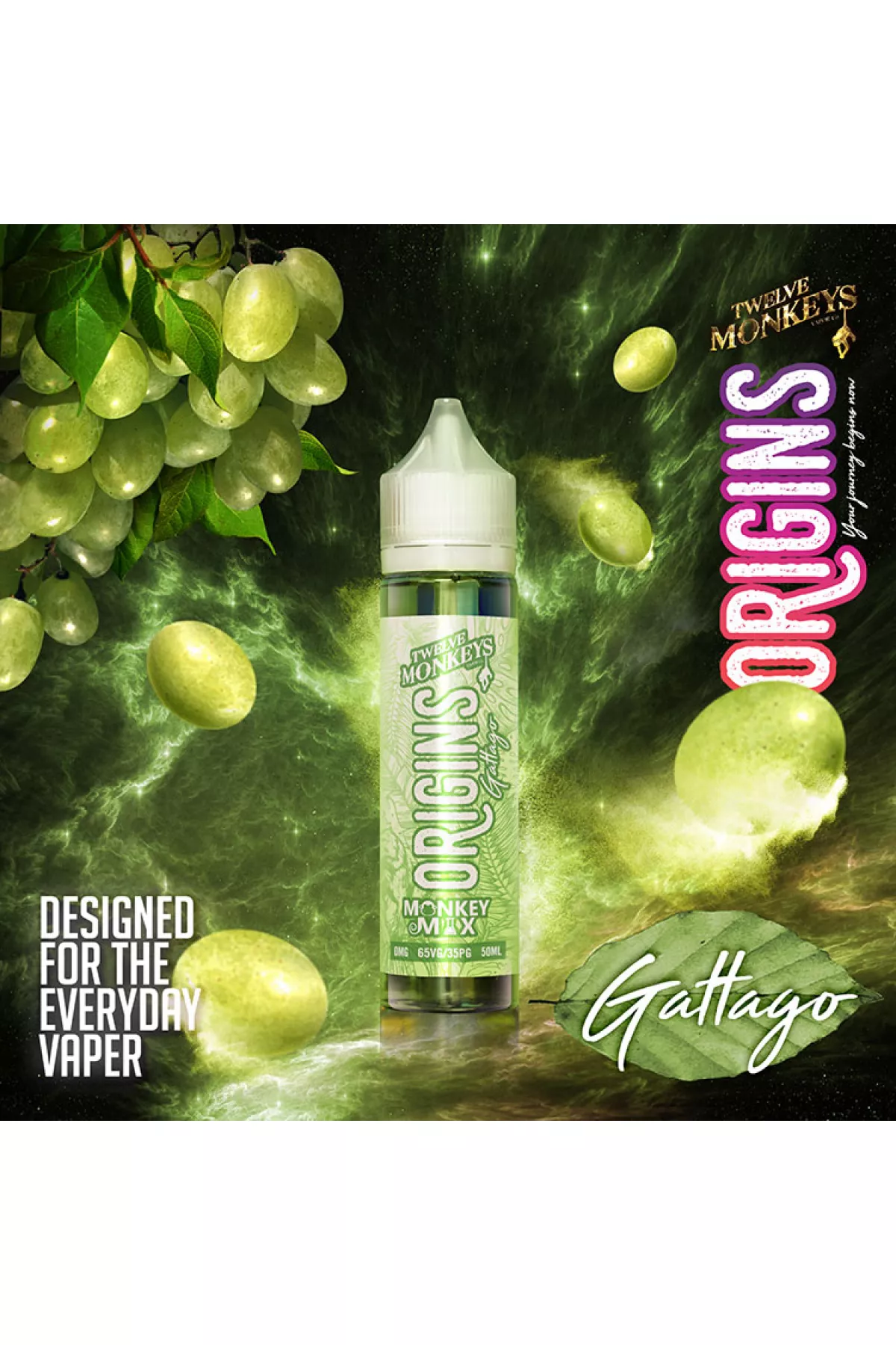 Twelve Monkeys Vapor - Gattago (60ML) Premium Likit