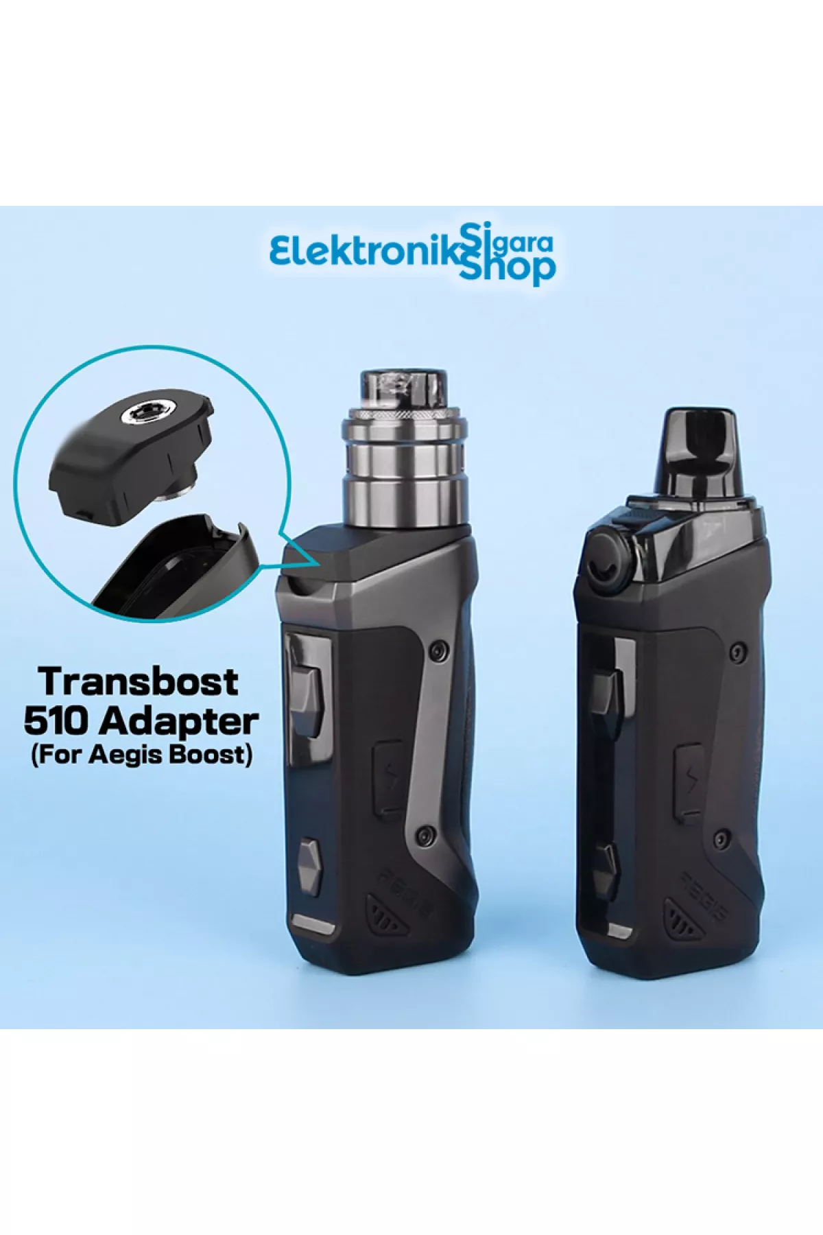 GeekVape Aegis Boost Pod Mod 510 Pin Adaptörü GeekVape Aegis Boost Pod Mod 510 Pin Adaptörü