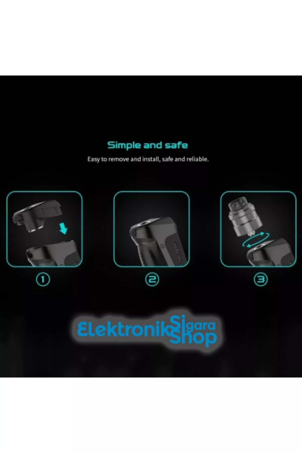 GeekVape Aegis Boost Pod Mod 510 Pin Adaptörü GeekVape Aegis Boost Pod Mod 510 Pin Adaptörü