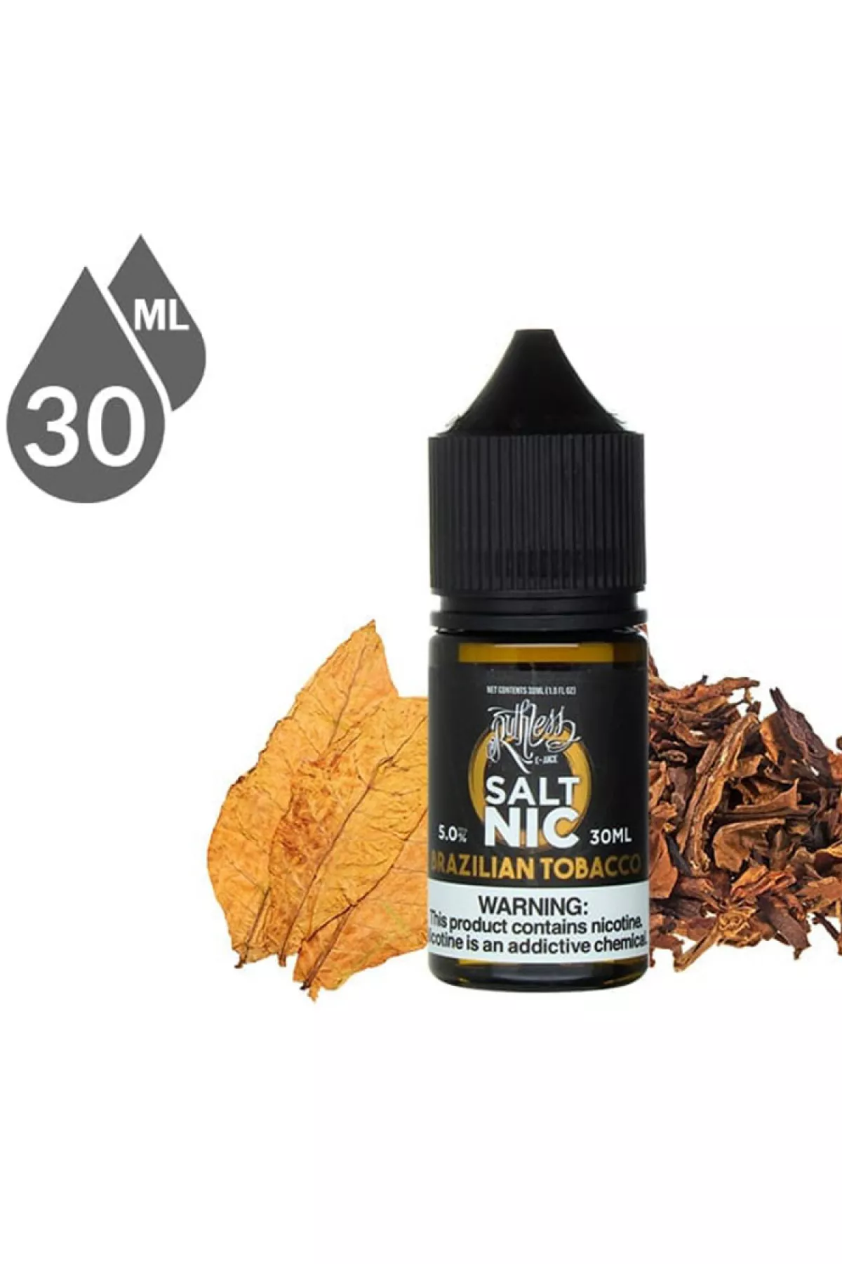 Ruthless - Brazilian Tobacco Salt Nic (30ML) Ruthless - Brazilian Tobacco Salt Nic (30ML)