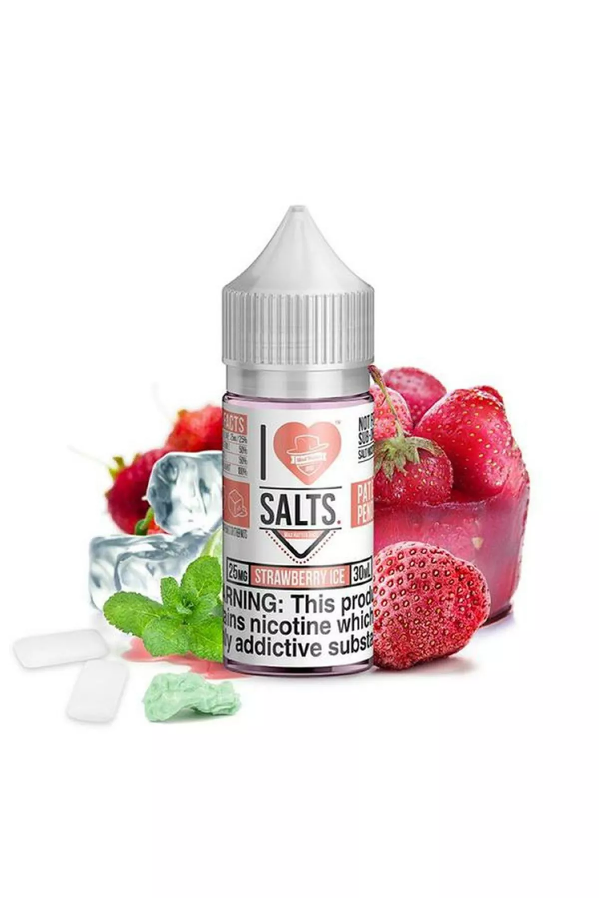 I Love Salts - Strawberry ICE Salt Likit (30ML) I Love Salts - Strawberry ICE Salt Likit (30ML)