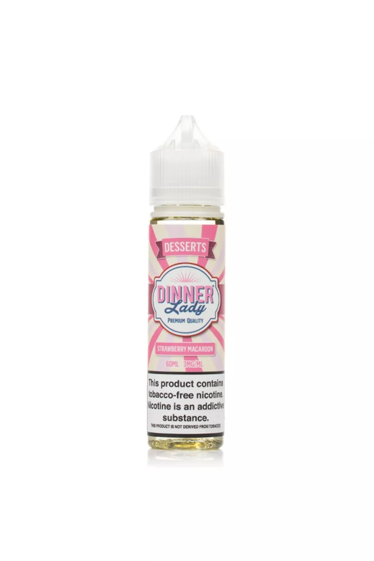 Dinner Lady - Strawberry Macaroon (60 ML) E-Likit Dinner Lady - Strawberry Macaroon (60 ML) E-Likit