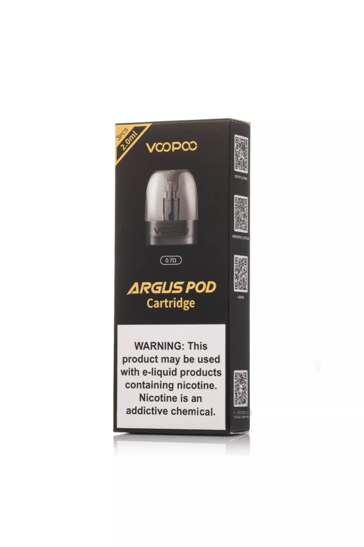 VOOPOO Argus Pod Yedek Kartuş (3 Adet) VOOPOO Argus Pod Yedek Kartuş (3 Adet)