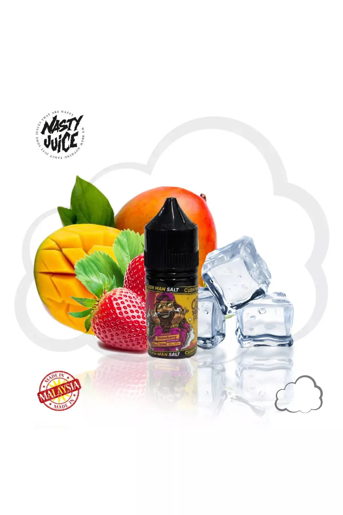 Nasty Salt- Cushman Mango Strawberry (30mL) Salt Likit Nasty Salt- Cushman Mango Strawberry (30mL) Salt Likit