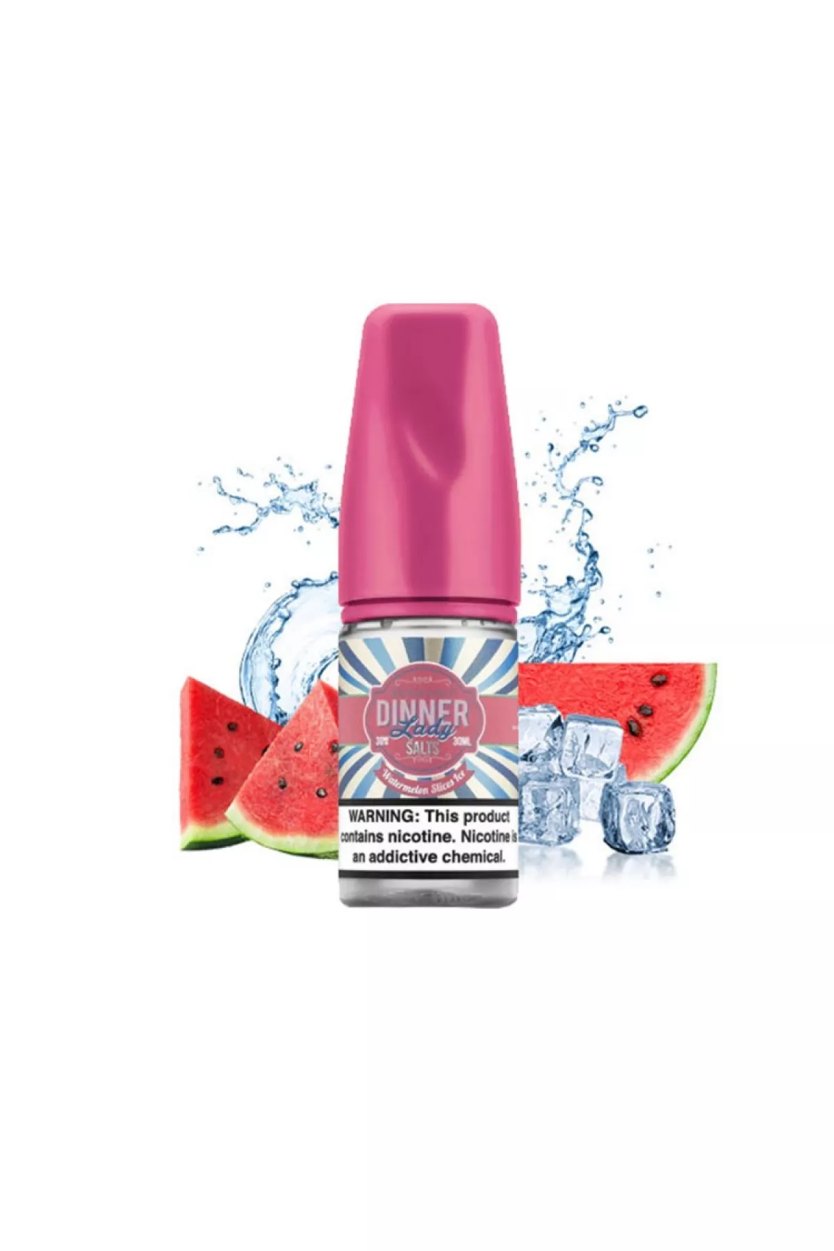 Dinner Lady - Watermelon Slice Ice Salt E-Likit (30ML)