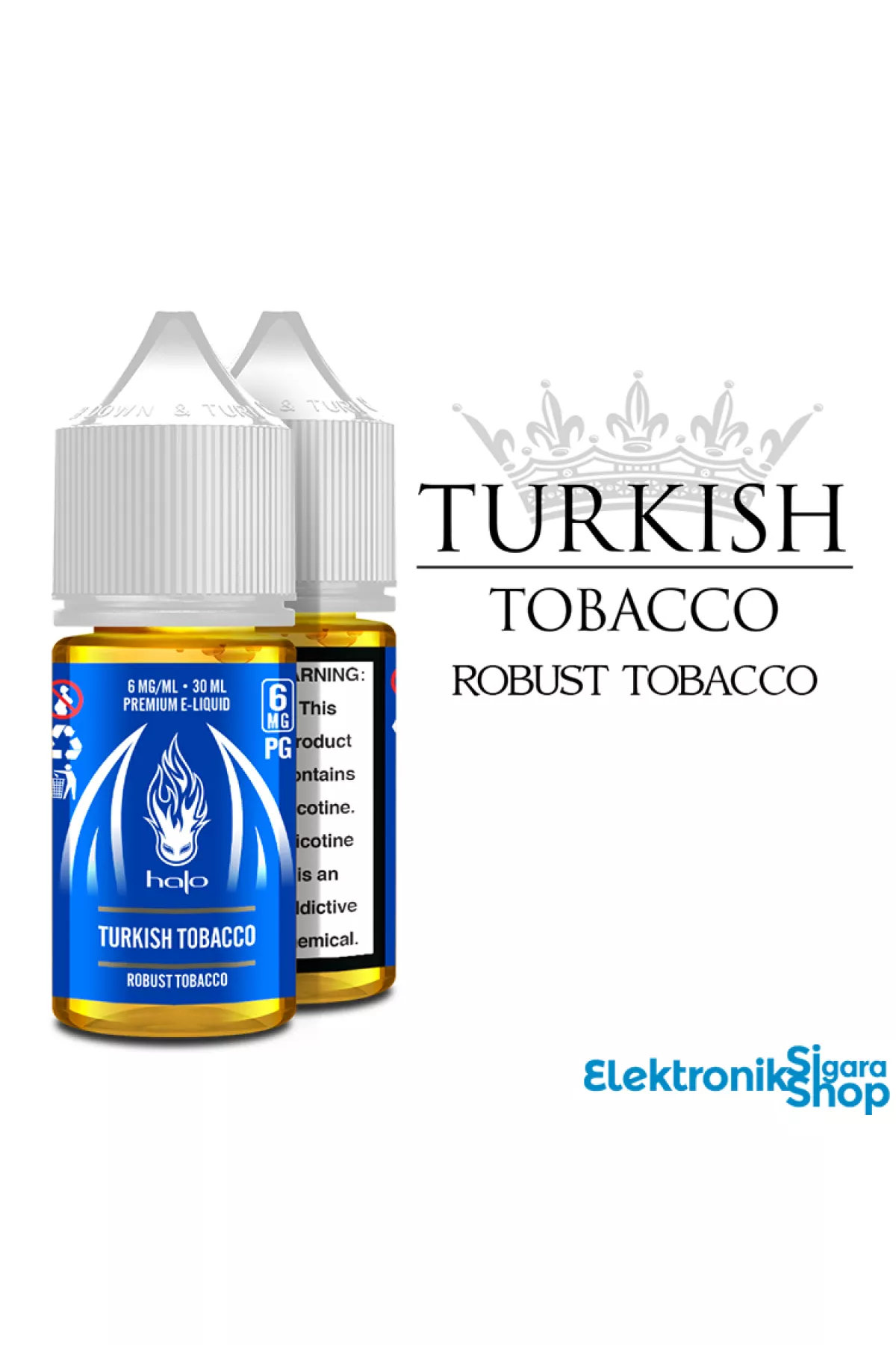 Halo Turkish Tobacco Premium Elektronik Sigara Likit - 30 ML