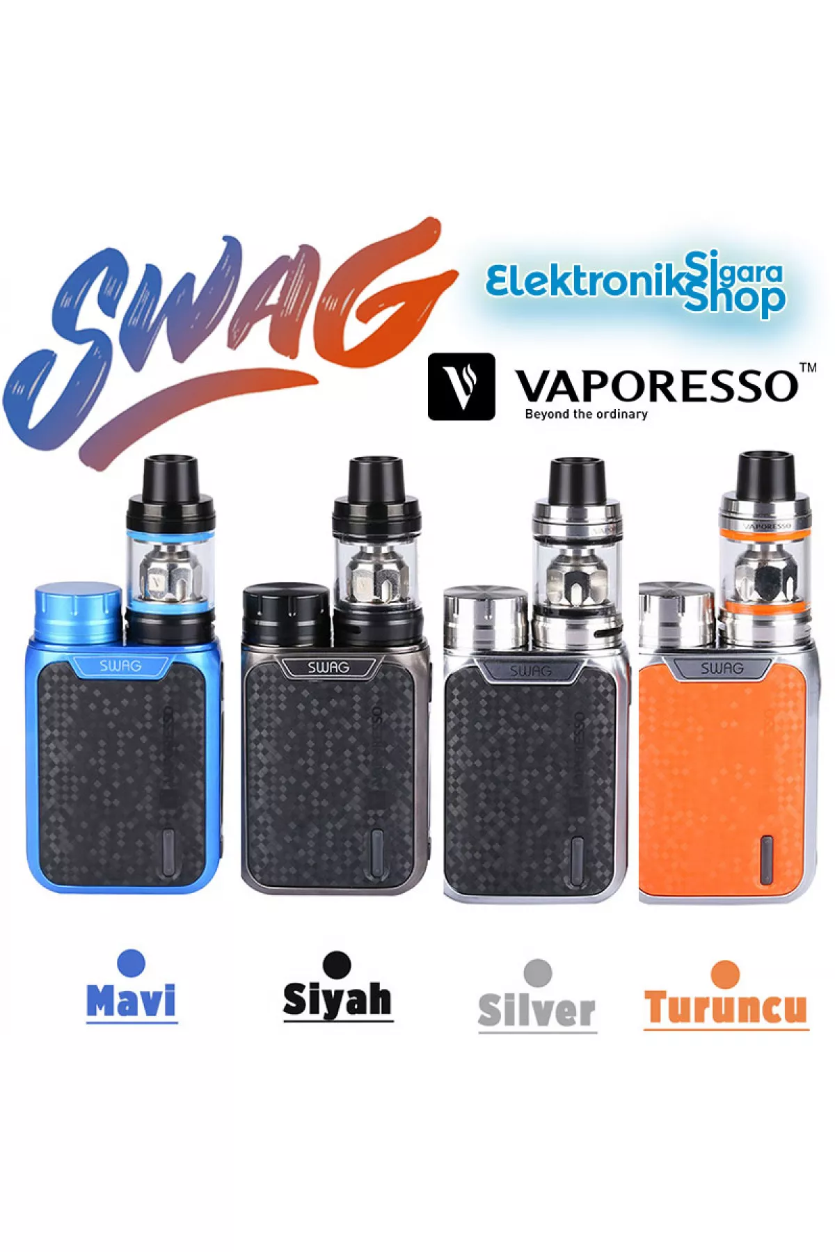 Vaporesso Swag 80W Kit Elektronik Sigara Vaporesso Swag 80W Kit Elektronik Sigara