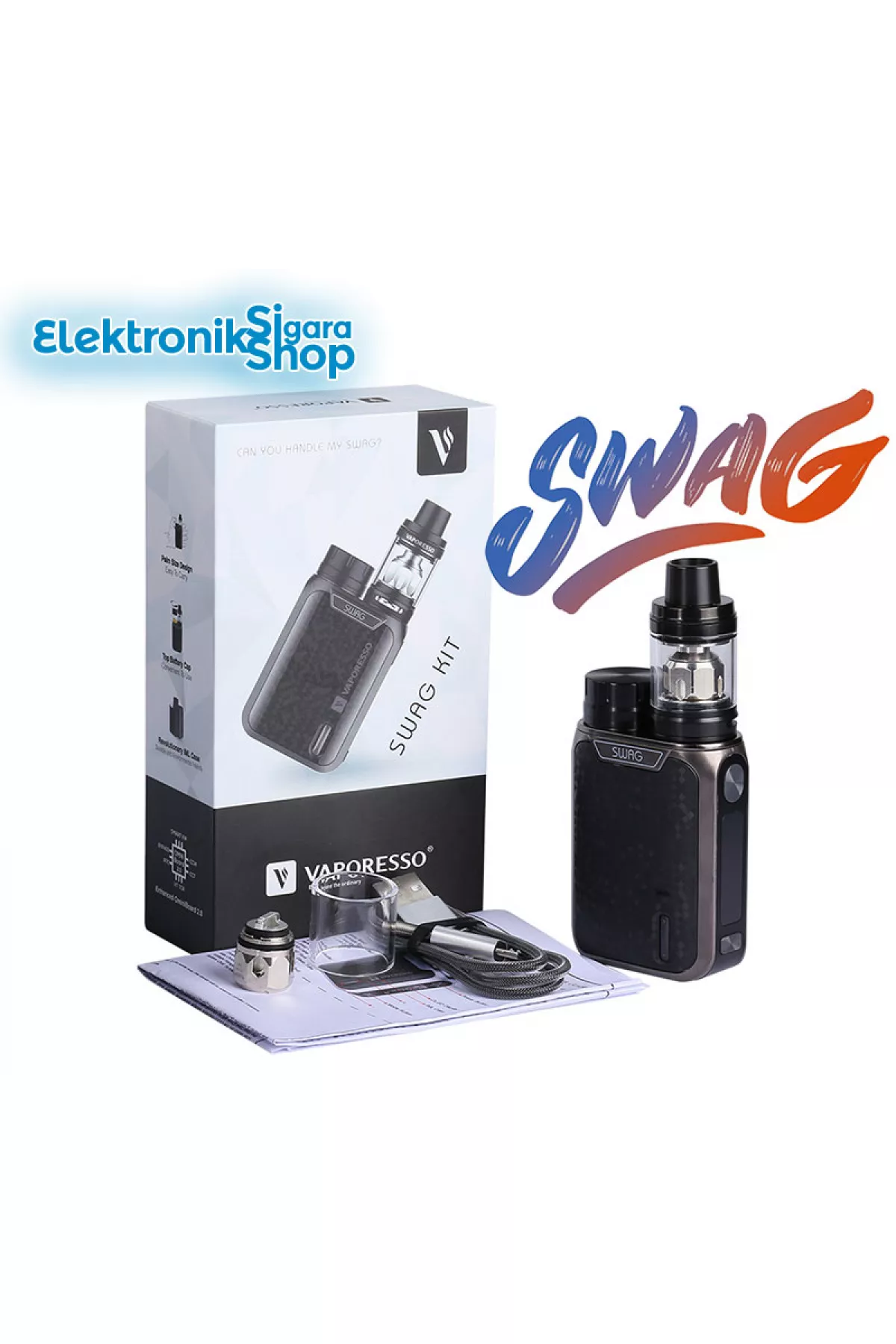 Vaporesso Swag 80W Kit Elektronik Sigara Vaporesso Swag 80W Kit Elektronik Sigara
